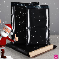 Secure black mailsacks Christmas